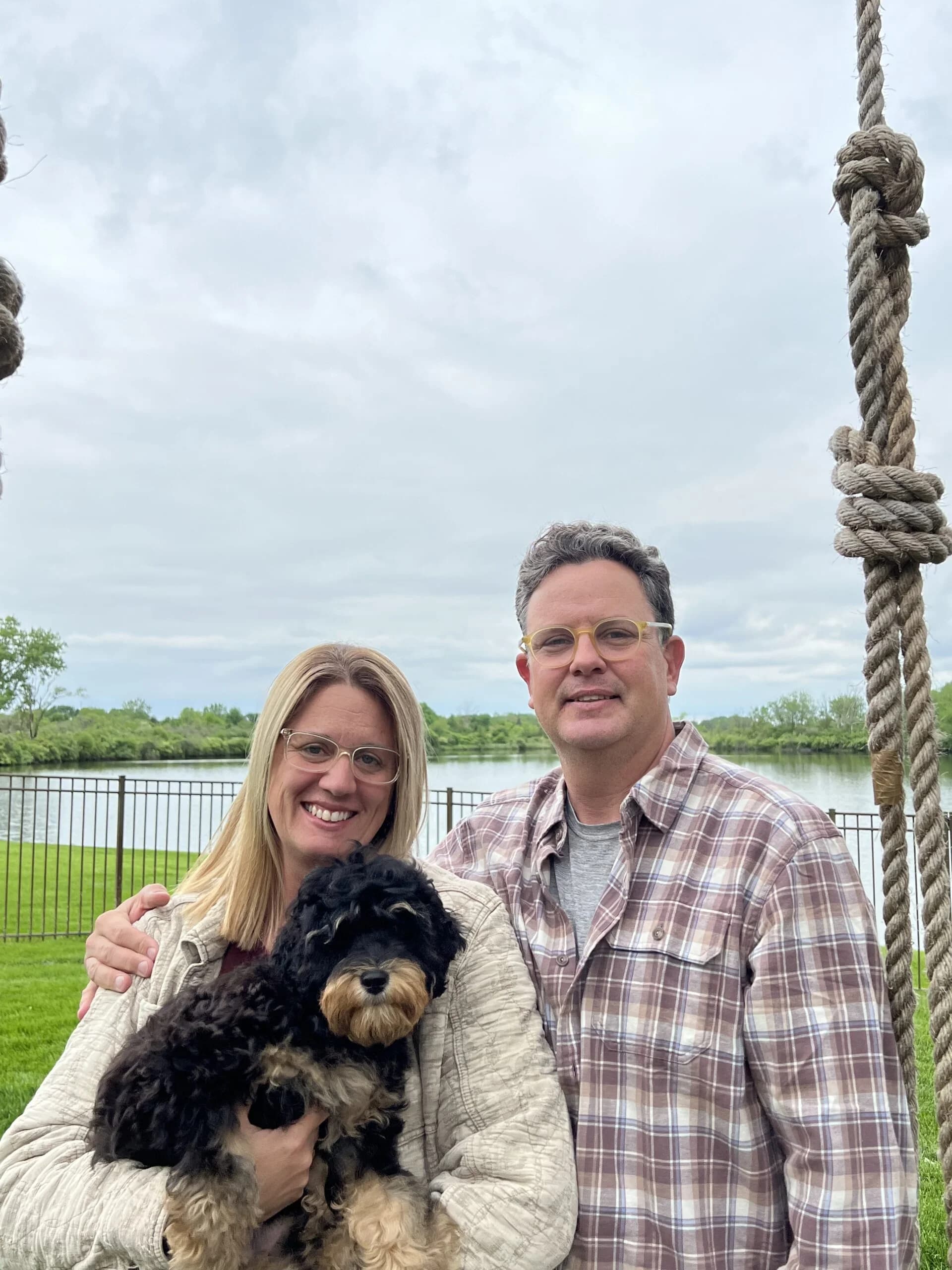The Bautz family and their Best Life dogs